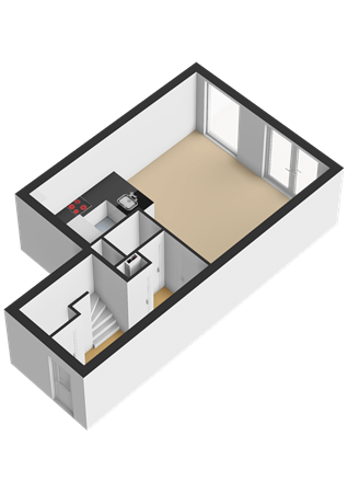 Floorplan - Prinses Beatrixlaan 437, 2273 XZ Voorburg
